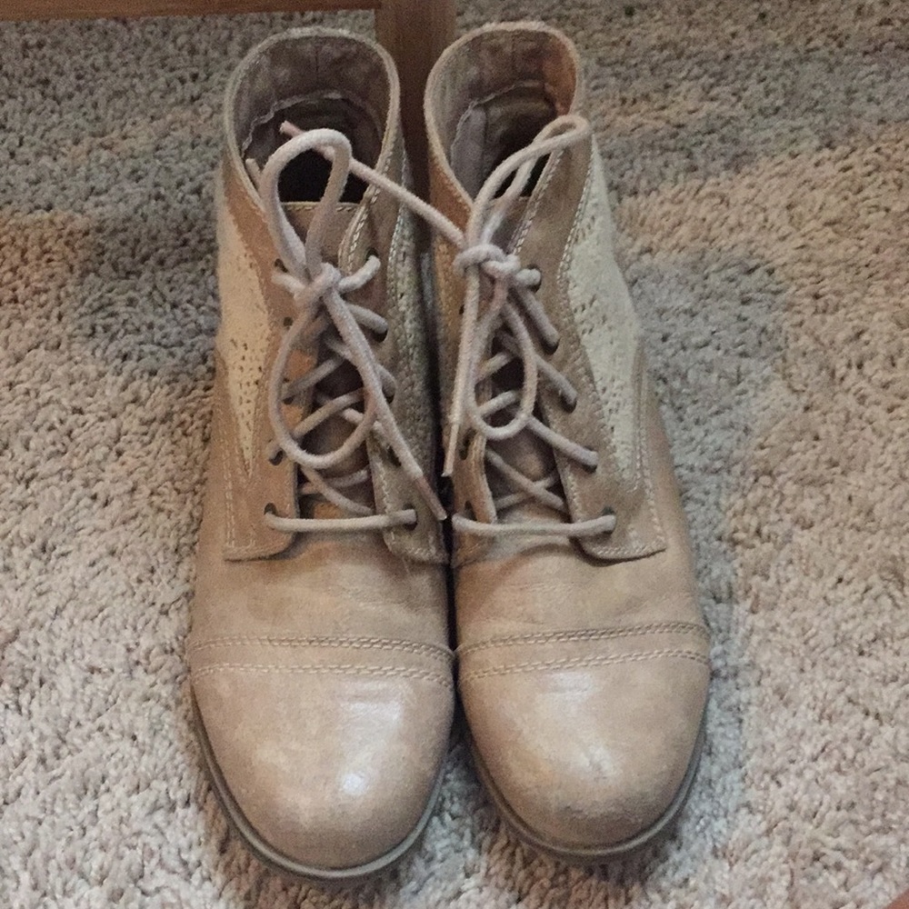 Mossimo Tan w/ Lace Booties